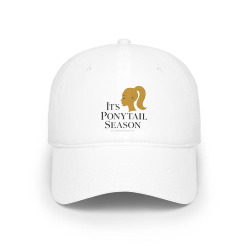 It's Ponytail Season Baseball Cap (White)
