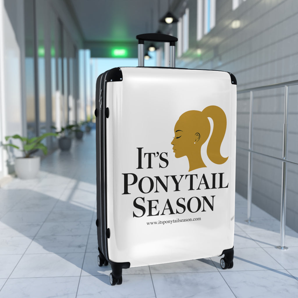 It's Ponytail Season Luggage