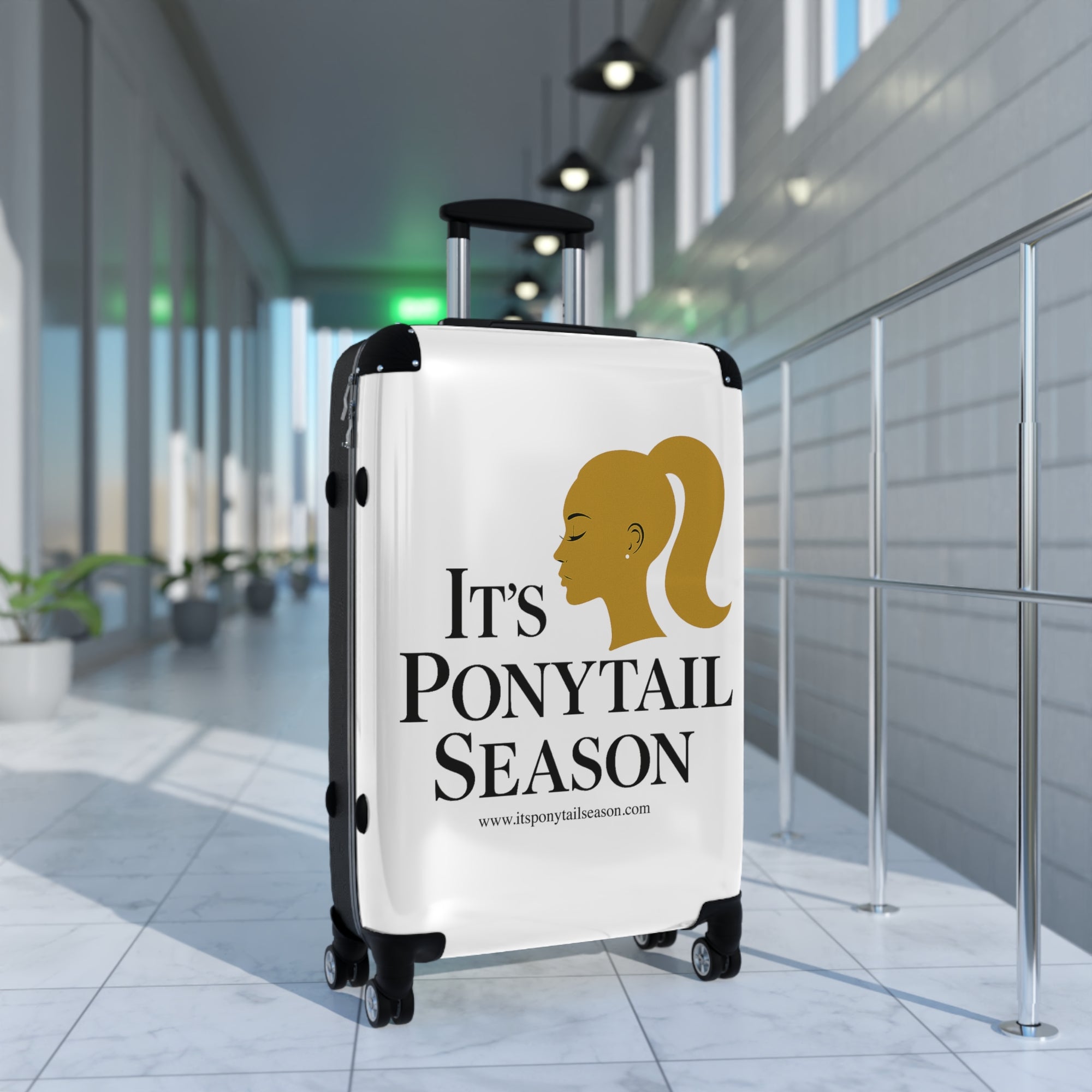 It's Ponytail Season Luggage