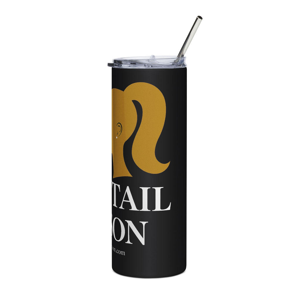 It's Ponytail Season Stainless Steel Tumbler (Black)