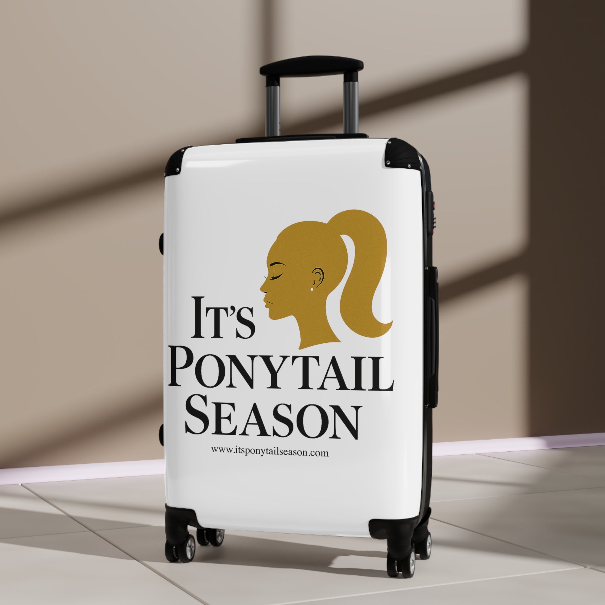It's Ponytail Season Luggage