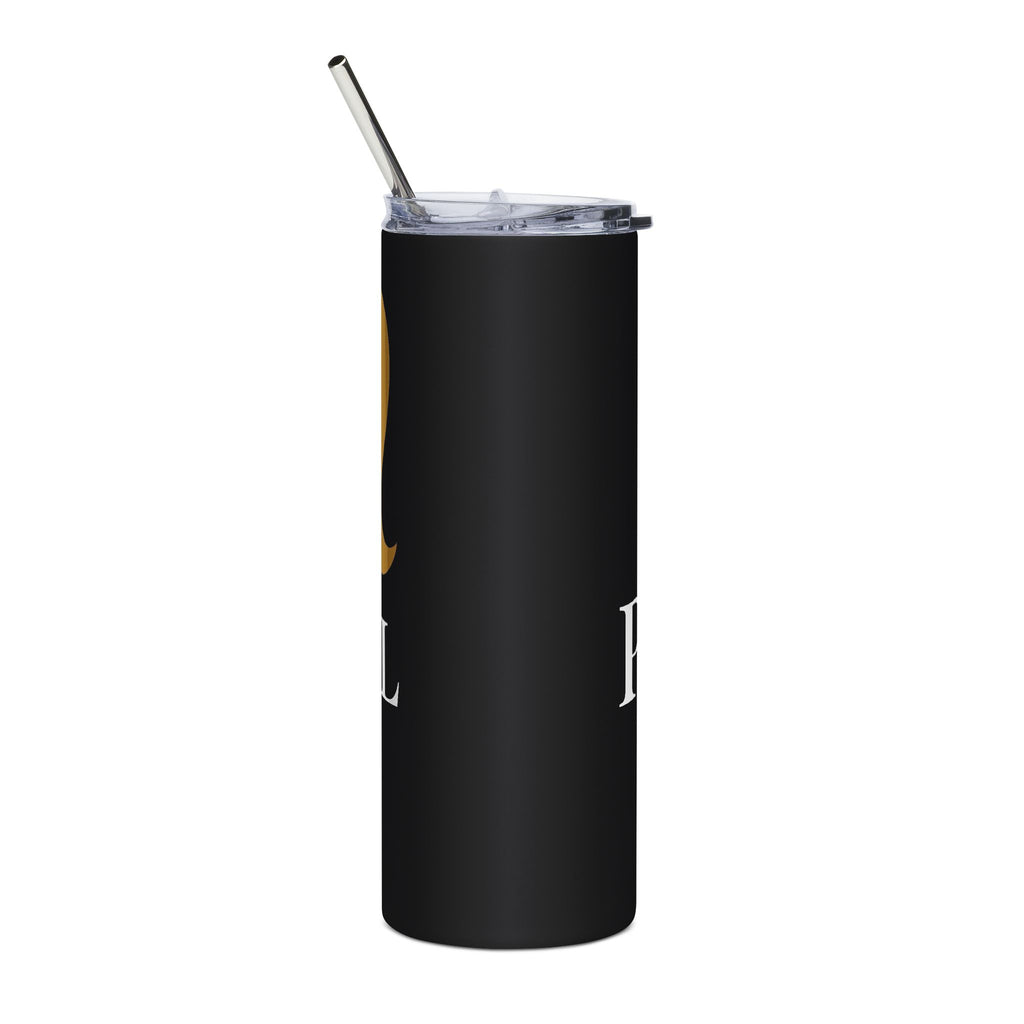 It's Ponytail Season Stainless Steel Tumbler (Black)