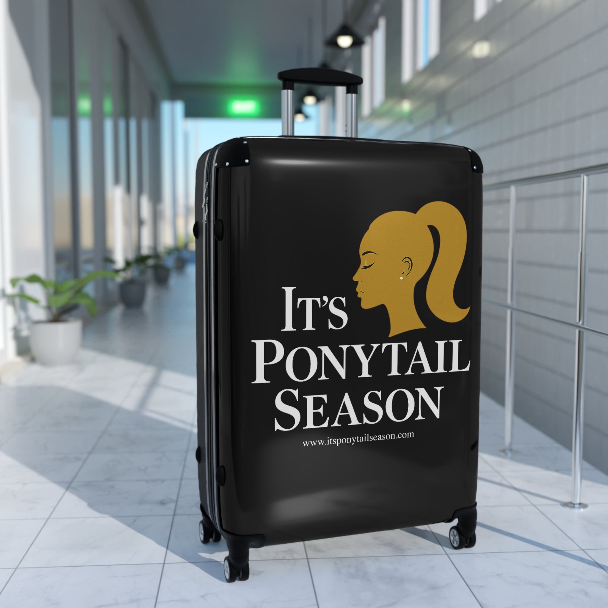 It's Ponytail Season Luggage