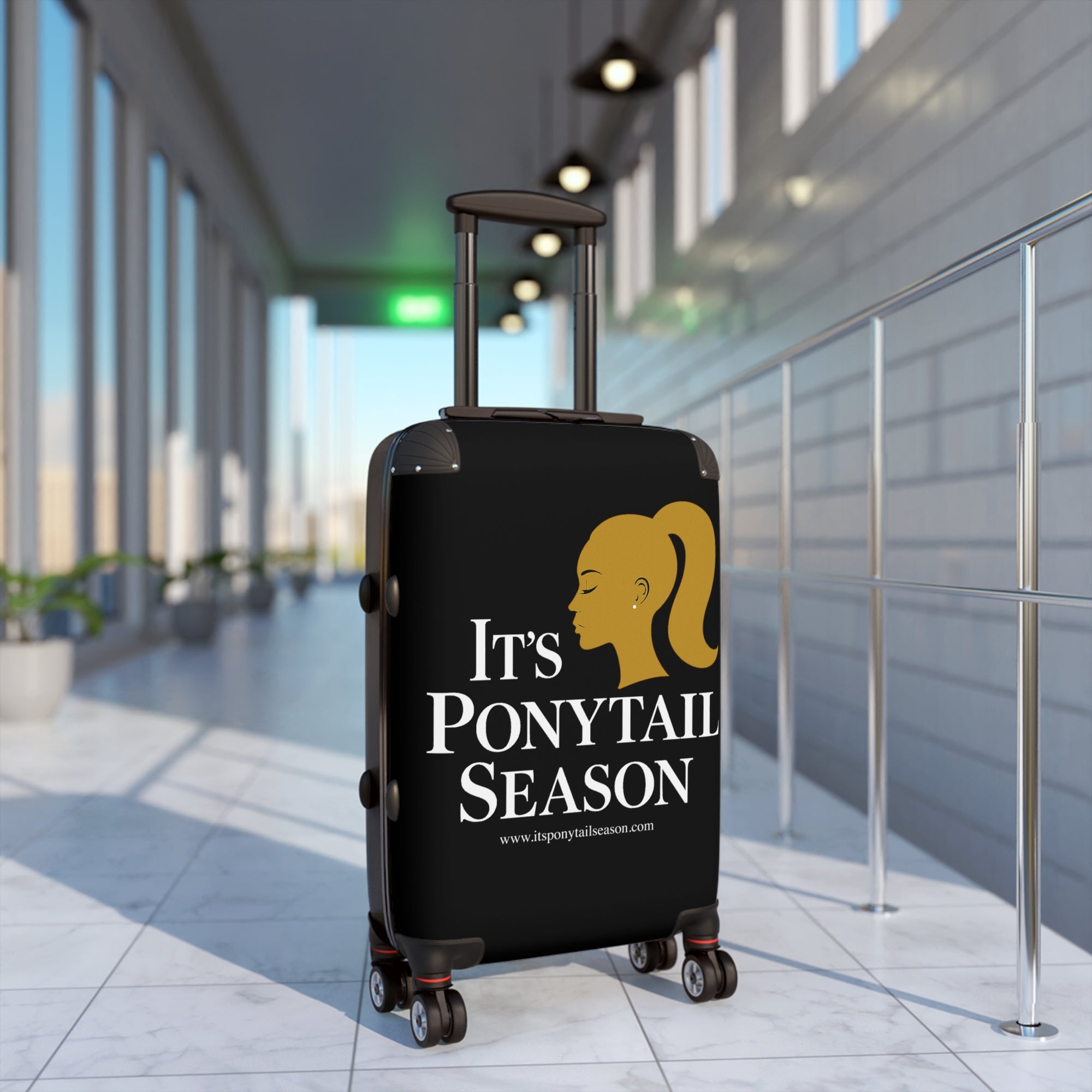It's Ponytail Season Luggage