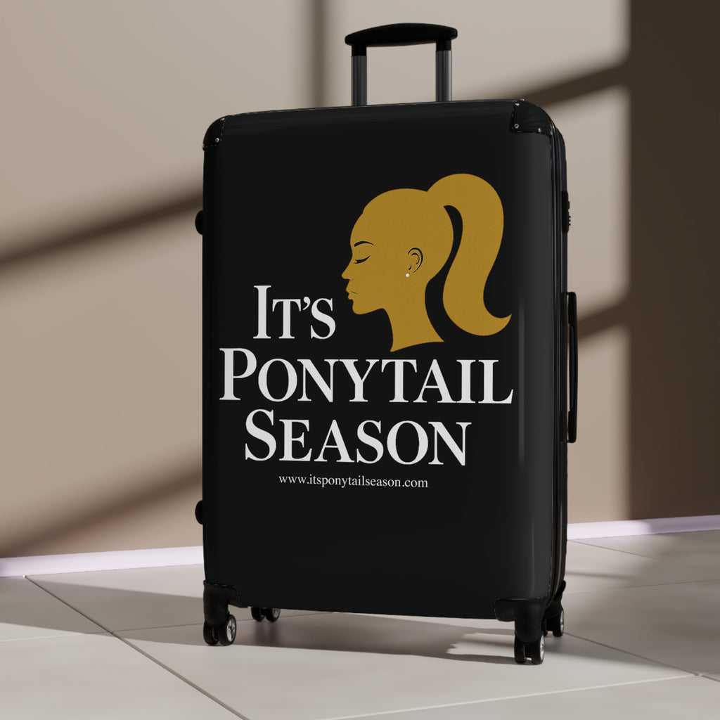 It's Ponytail Season Luggage
