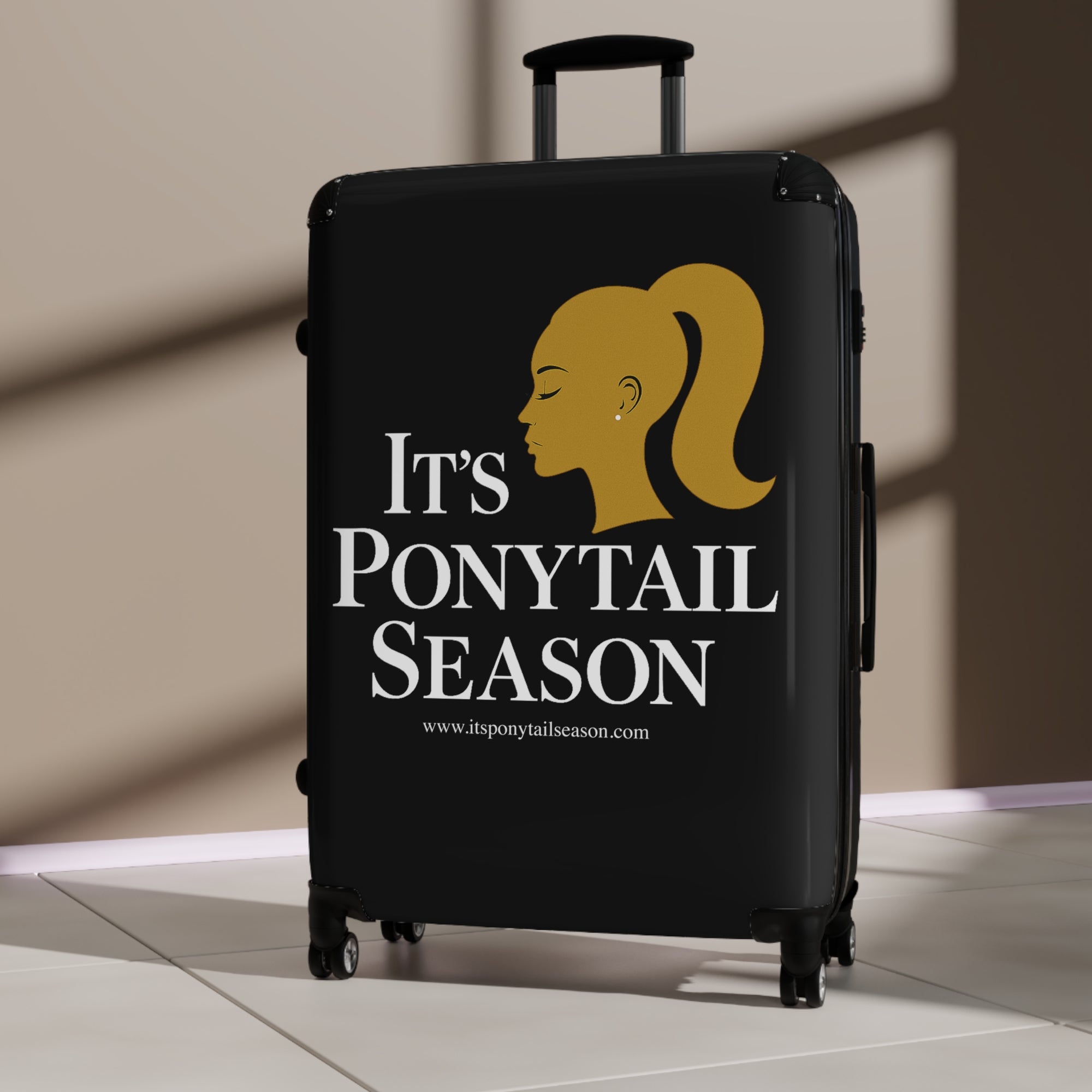 It's Ponytail Season Luggage